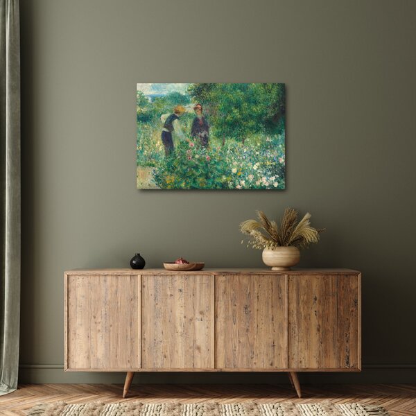 Slika - Auguste Renoir, Picking Flowers, reprodukcije (70x50 cm)