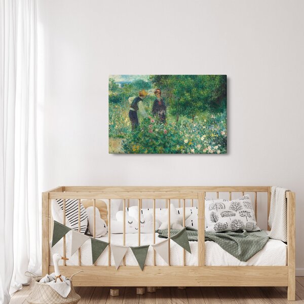 Slika - Auguste Renoir, Picking Flowers, reprodukcije (90x60 cm)