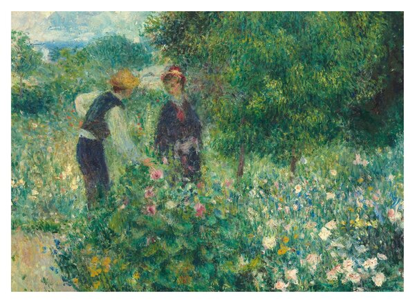 Slika - Auguste Renoir, Picking Flowers, reprodukcije (70x50 cm)