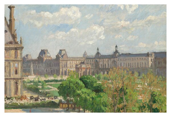 Slika - Camille Pissarro, Place du Carrousel, Paris, reprodukcije (90x60 cm)