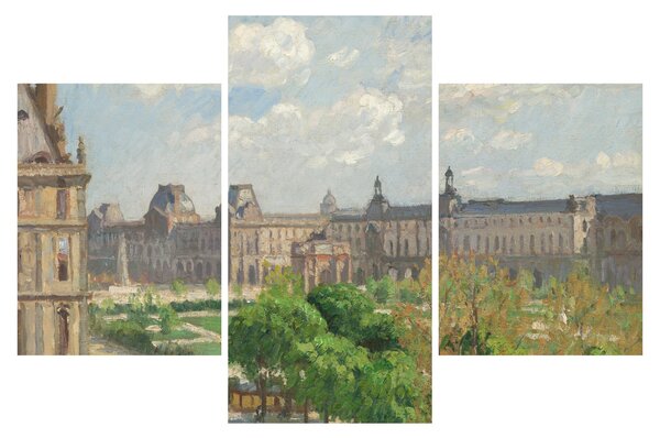 Slika - Camille Pissarro, Place du Carrousel, Paris, reprodukcije (90x60 cm)