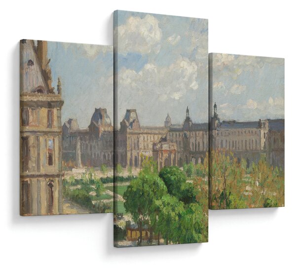 Slika - Camille Pissarro, Place du Carrousel, Paris, reprodukcije (90x60 cm)