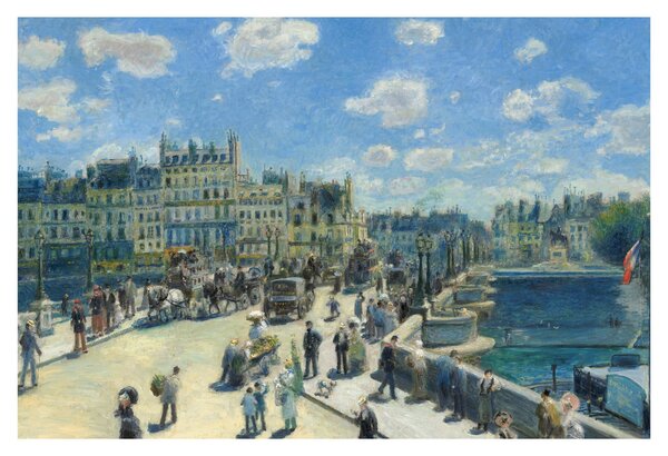Slika - Auguste Renoir, Pont Neuf, Paris, reprodukcije (90x60 cm)