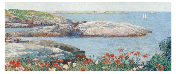 Slika - Childe Hassam, Poppies, Isles of Shoals, reprodukcije (120x50 cm)