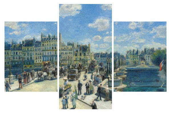 Slika - Auguste Renoir, Pont Neuf, Paris, reprodukcije (90x60 cm)