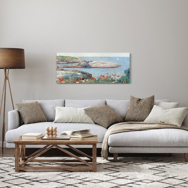 Slika - Childe Hassam, Poppies, Isles of Shoals, reprodukcije (120x50 cm)