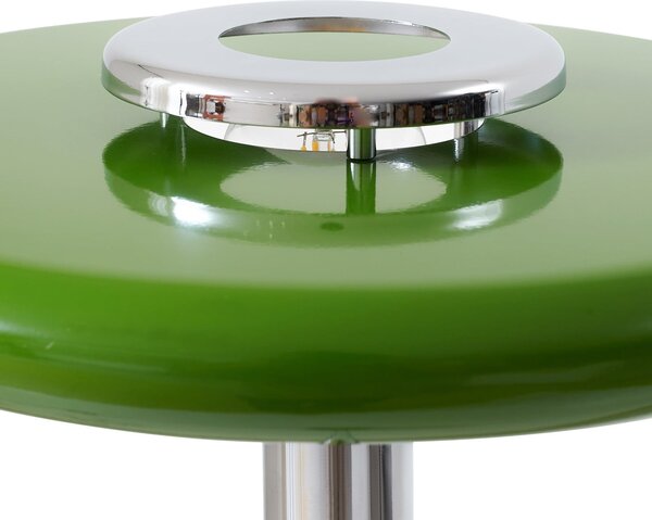 Podne Lampa Lindby, Branford, Zelena, Dnevna soba, Metal, Vintage