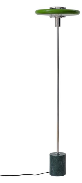 Podne Lampa Lindby, Branford, Zelena, Dnevna soba, Metal, Vintage