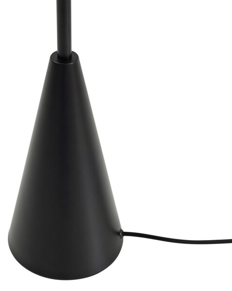 Podne Lampa Lindby, Norvik, Crno, Dnevna soba, Metal, Moderan