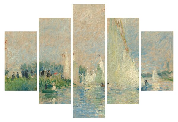 Slika - Auguste Renoir, Regatta at Argenteuil, reprodukcije (150x105 cm)