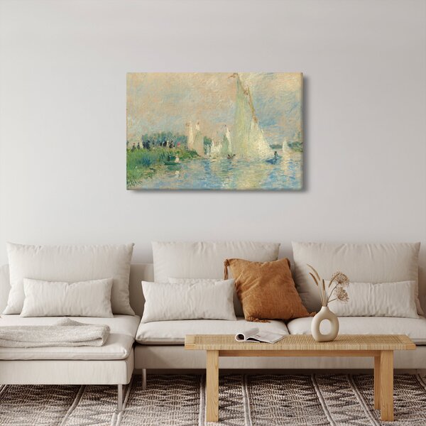 Slika - Auguste Renoir, Regatta at Argenteuil, reprodukcije (90x60 cm)