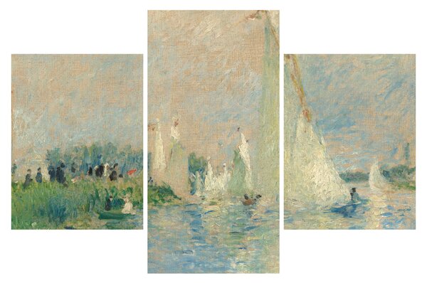 Slika - Auguste Renoir, Regatta at Argenteuil, reprodukcije (90x60 cm)