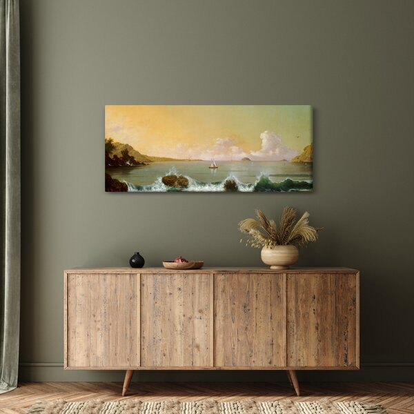 Slika - Martin Johnson Heade, Rio de Janeiro Bay, reprodukcije (120x50 cm)