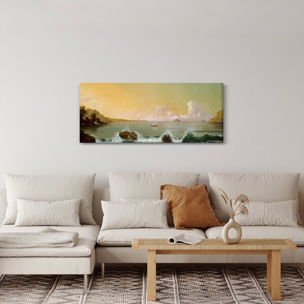 Slika - Martin Johnson Heade, Rio de Janeiro Bay, reprodukcije (120x50 cm)