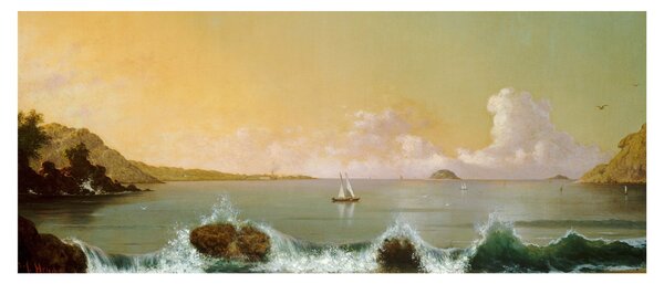 Slika - Martin Johnson Heade, Rio de Janeiro Bay, reprodukcije (120x50 cm)