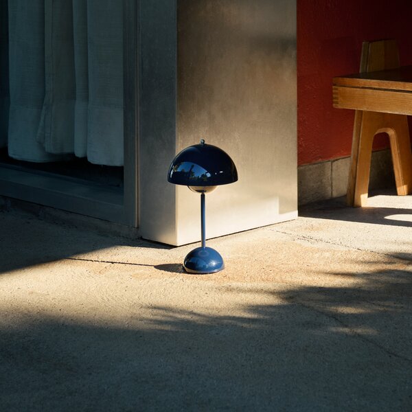 Stolne Lampa &Tradition, Flowerpot VP9, prigušiv, Plava, Dnevna soba, Plastika, Dizajn
