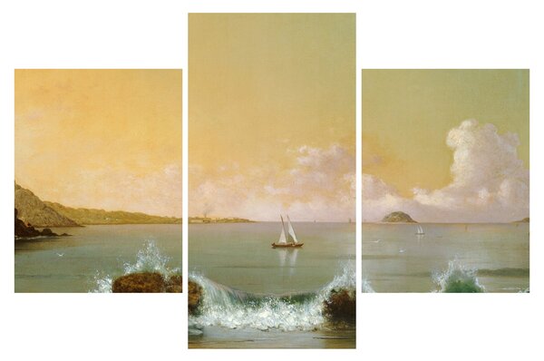 Slika - Martin Johnson Heade, Rio de Janeiro Bay, reprodukcije (90x60 cm)