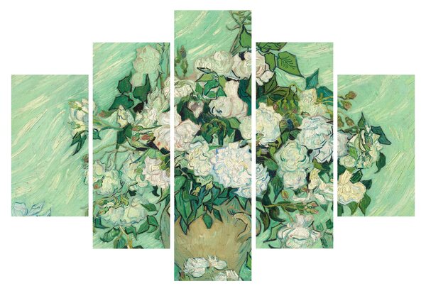 Slika - Vincent van Gogh, Roses, reprodukcije (150x105 cm)