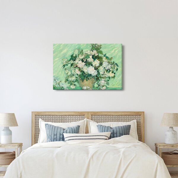 Slika - Vincent van Gogh, Roses, reprodukcije (90x60 cm)