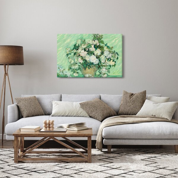 Slika - Vincent van Gogh, Roses, reprodukcije (90x60 cm)