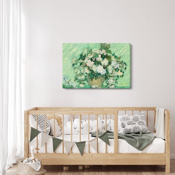 Slika - Vincent van Gogh, Roses, reprodukcije (90x60 cm)