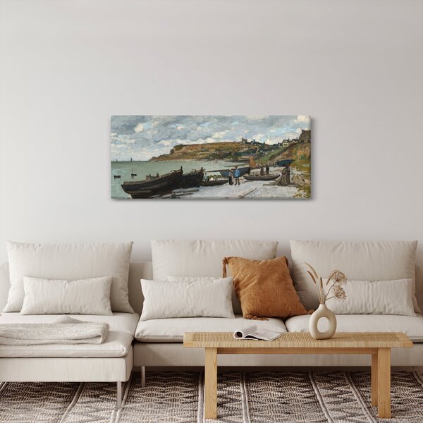 Slika - Claude Monet, Sainte Adresse, reprodukcije (120x50 cm)