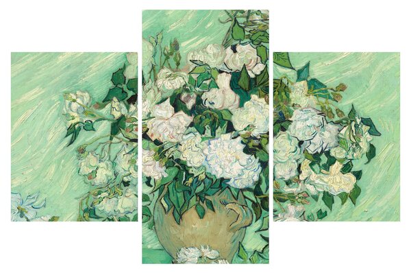 Slika - Vincent van Gogh, Roses, reprodukcije (90x60 cm)