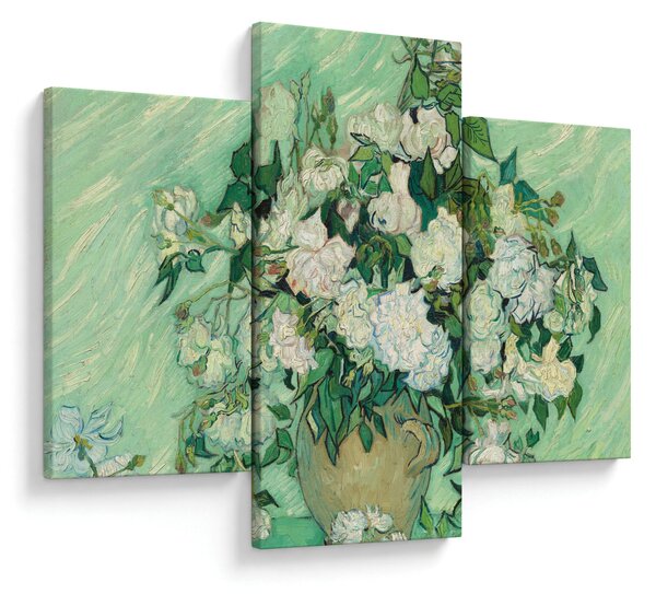 Slika - Vincent van Gogh, Roses, reprodukcije (90x60 cm)
