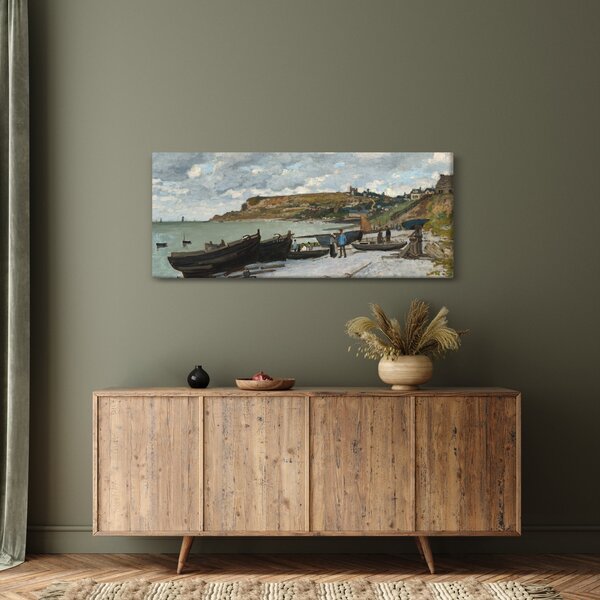 Slika - Claude Monet, Sainte Adresse, reprodukcije (120x50 cm)