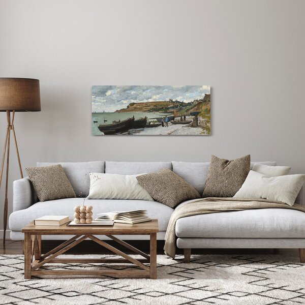 Slika - Claude Monet, Sainte Adresse, reprodukcije (120x50 cm)
