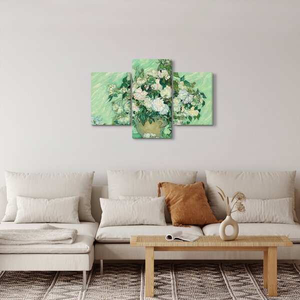 Slika - Vincent van Gogh, Roses, reprodukcije (90x60 cm)