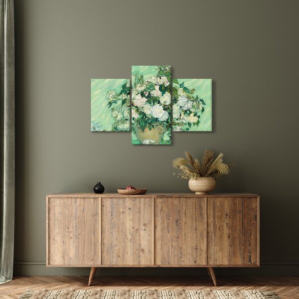 Slika - Vincent van Gogh, Roses, reprodukcije (90x60 cm)