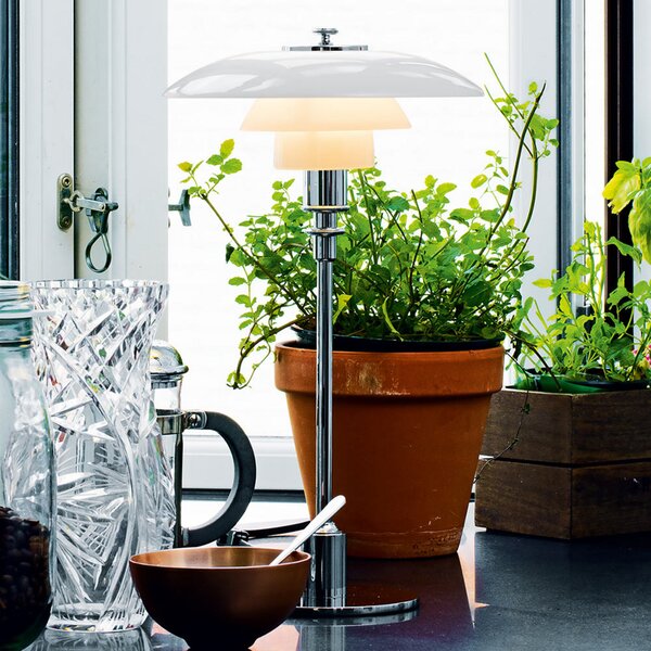 Stolne Lampa Louis Poulsen, PH 2/1, Bijela, Dnevna soba, Metal, Dizajn