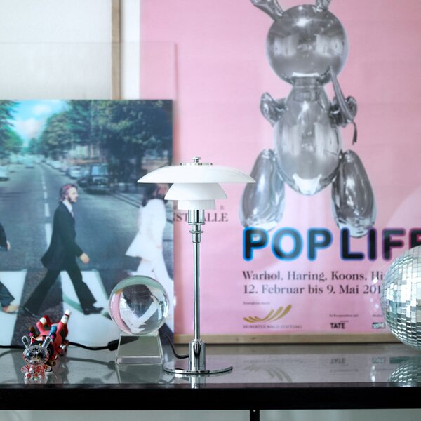 Stolne Lampa Louis Poulsen, PH 2/1, Bijela, Dnevna soba, Metal, Dizajn