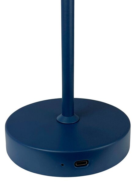 Stolne Lampa Dyberg Larsen, Stockholm, prigušiv, Plava, Dnevna soba, Metal, Skandinavski