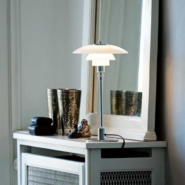 Stolne Lampa Louis Poulsen, PH 2/1, Bijela, Dnevna soba, Metal, Dizajn