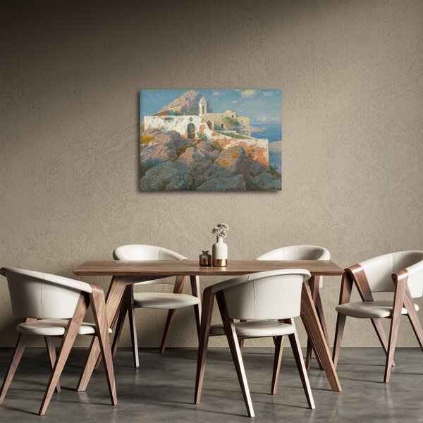 Slika - William Stanley Haseltine, Santa Maria a Cetrella, Anacapri, reprodukcije (70x50 cm)