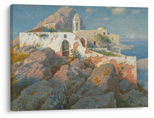 Slika - William Stanley Haseltine, Santa Maria a Cetrella, Anacapri, reprodukcije (70x50 cm)
