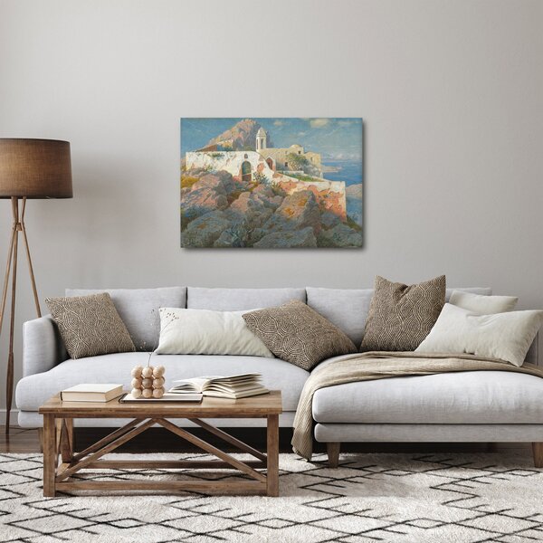 Slika - William Stanley Haseltine, Santa Maria a Cetrella, Anacapri, reprodukcije (70x50 cm)