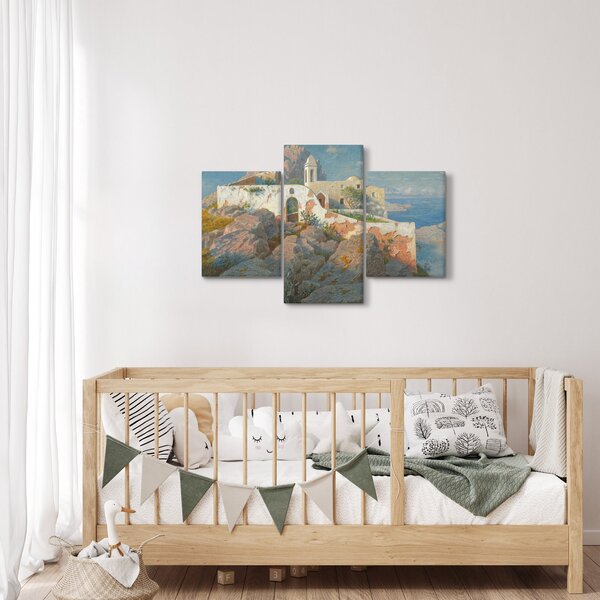 Slika - William Stanley Haseltine, Santa Maria a Cetrella, Anacapri, reprodukcije (90x60 cm)
