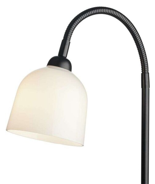 Podne Lampa Halo Design, Crno, Dnevna soba, Metal
