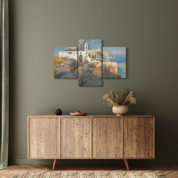 Slika - William Stanley Haseltine, Santa Maria a Cetrella, Anacapri, reprodukcije (90x60 cm)
