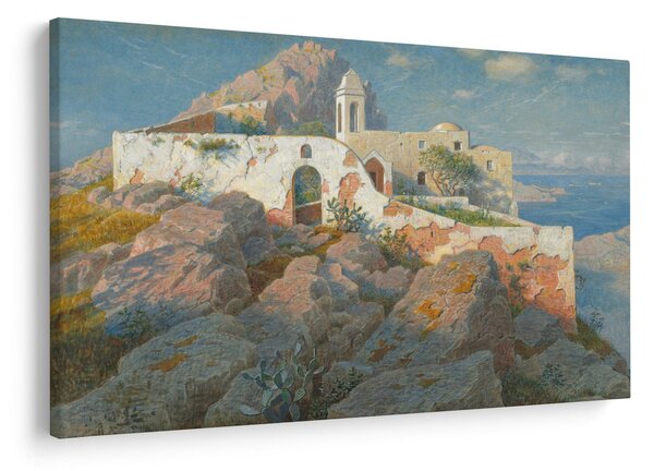 Slika - William Stanley Haseltine, Santa Maria a Cetrella, Anacapri, reprodukcije (90x60 cm)