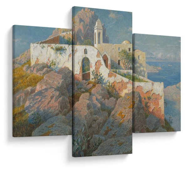 Slika - William Stanley Haseltine, Santa Maria a Cetrella, Anacapri, reprodukcije (90x60 cm)