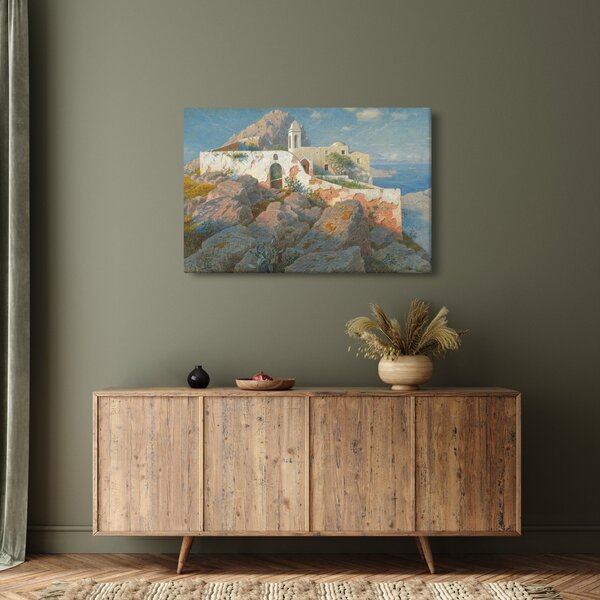 Slika - William Stanley Haseltine, Santa Maria a Cetrella, Anacapri, reprodukcije (90x60 cm)