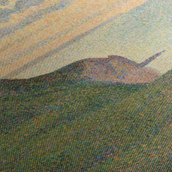 Slika - Georges Seurat, Seascape at Port-en-Bessin, Normandy, reprodukcije (90x60 cm)