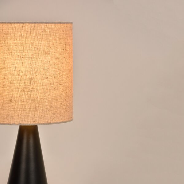 Stolne Lampa COREP, Sally, Crno, Dnevna soba, Metal, Moderan