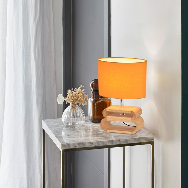 Stolne Lampa COREP, Oslo, Žuta, Dnevna soba, Tkanina / tekstil