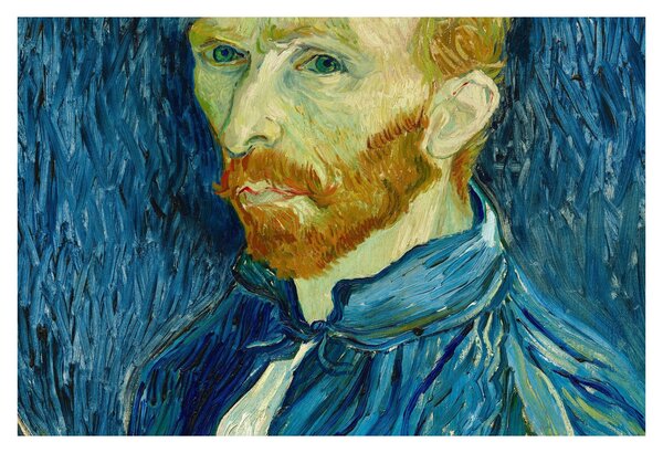 Slika - Vincent van Gogh, Self-Portrait, reprodukcije (90x60 cm)
