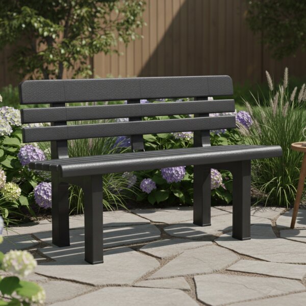 Vrtna klupa GENZIANA, 110x52x71cm, antracit I.P.A.E-Progarden